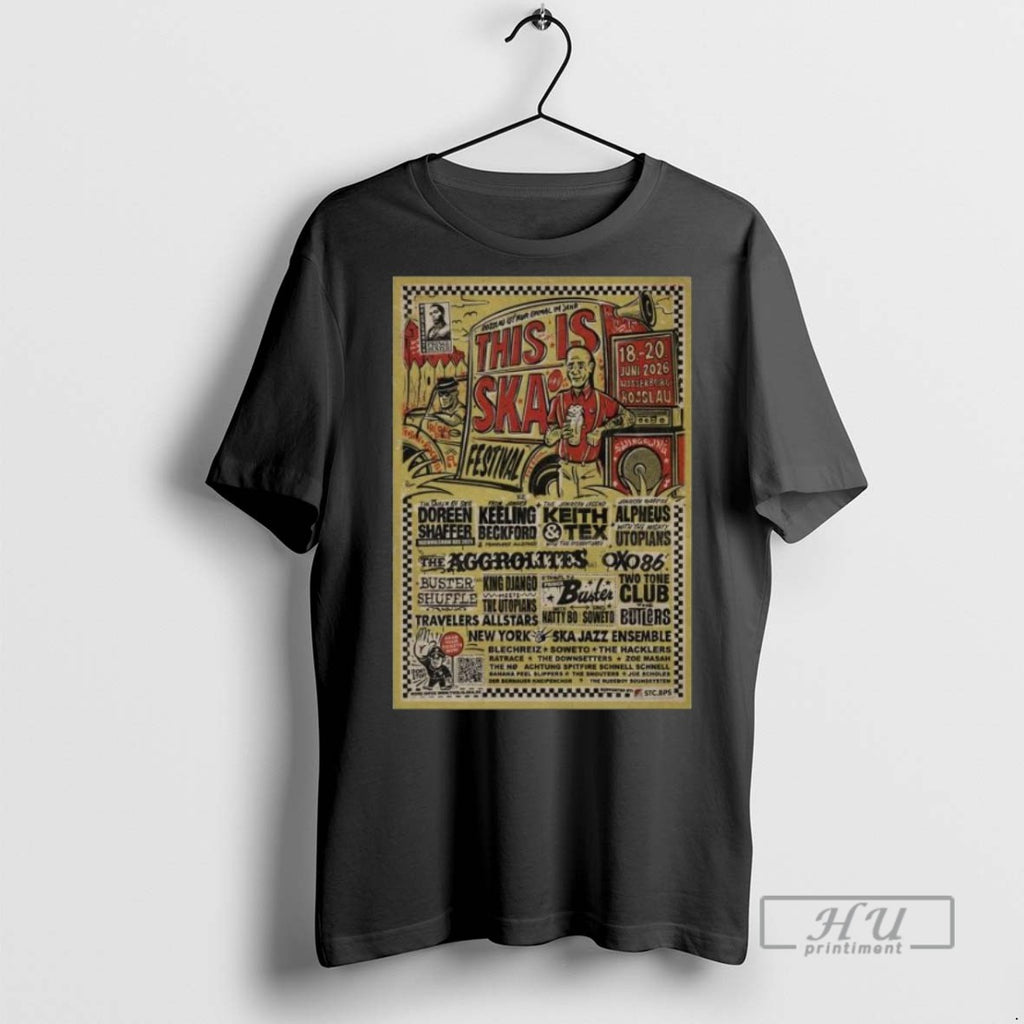 Trending This Is Ska Festival Fall Tour 2025 Rosslau Germany Long Sleve Graphic Tee Shirts