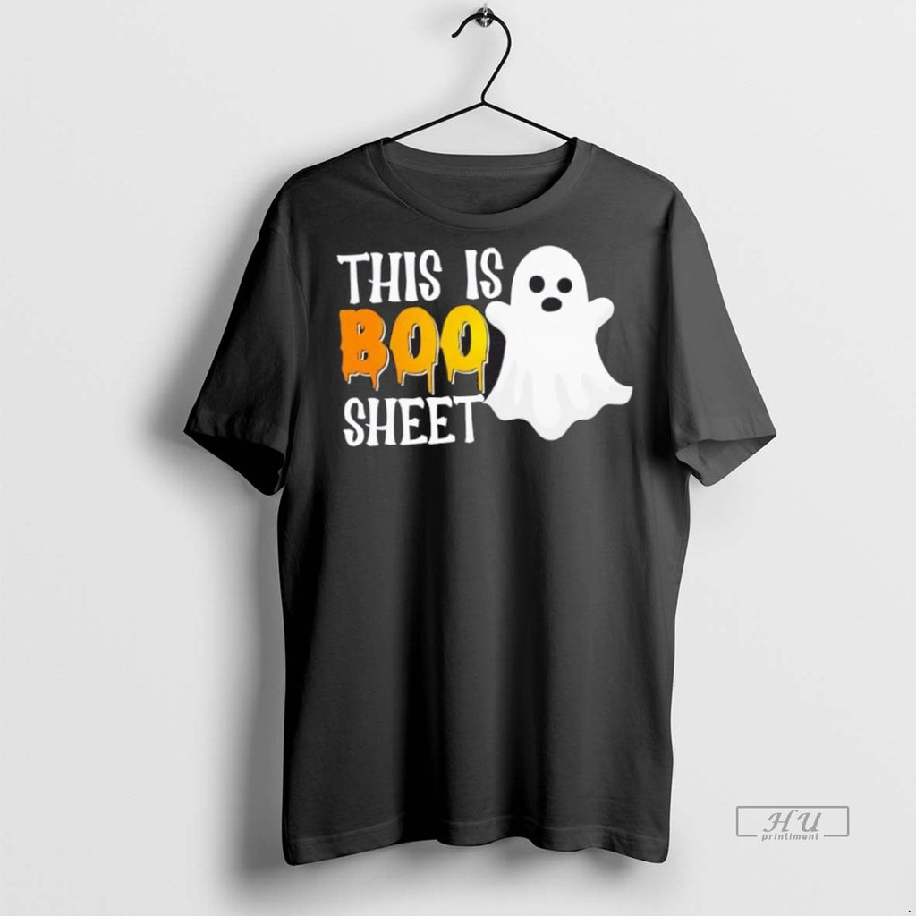 Trending This Is Boo Sheet Halloween Graphic Tee Shirt Sweater
