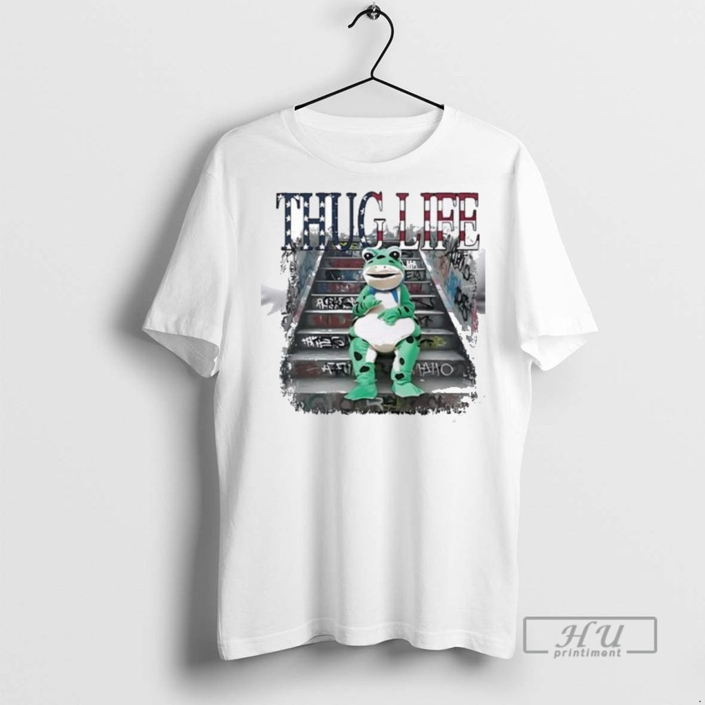 Trending Thug Life Portland Frog Protest T Men Graphic Tee Shirts Sweatshirt Hoodies