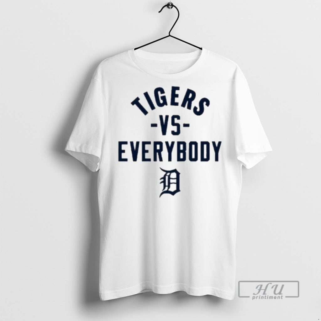 Trending Tigers Vs Everyboody Detroit Tigers Logo T Shirt