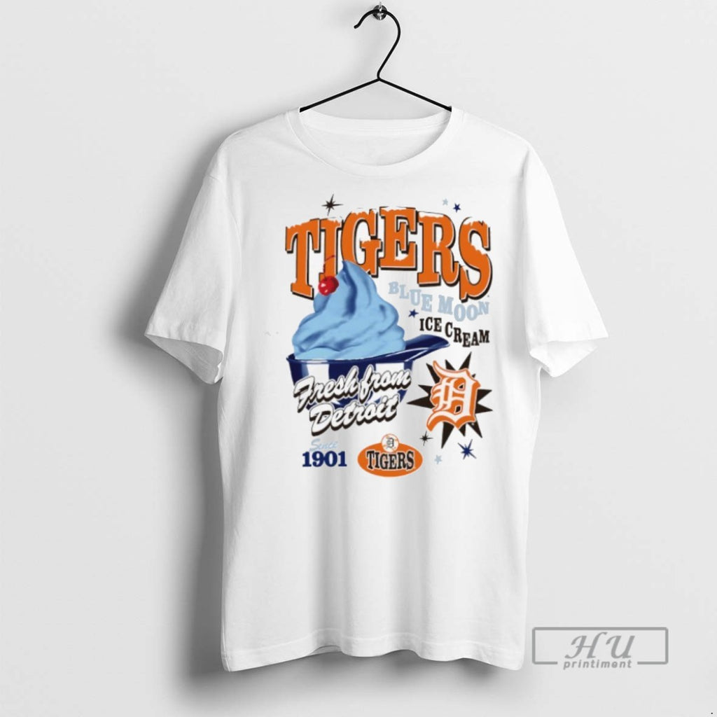 Trending Tigers Blue Moon Ice Cream Fresh From Detroit Tigers Since 1901 T Shirts