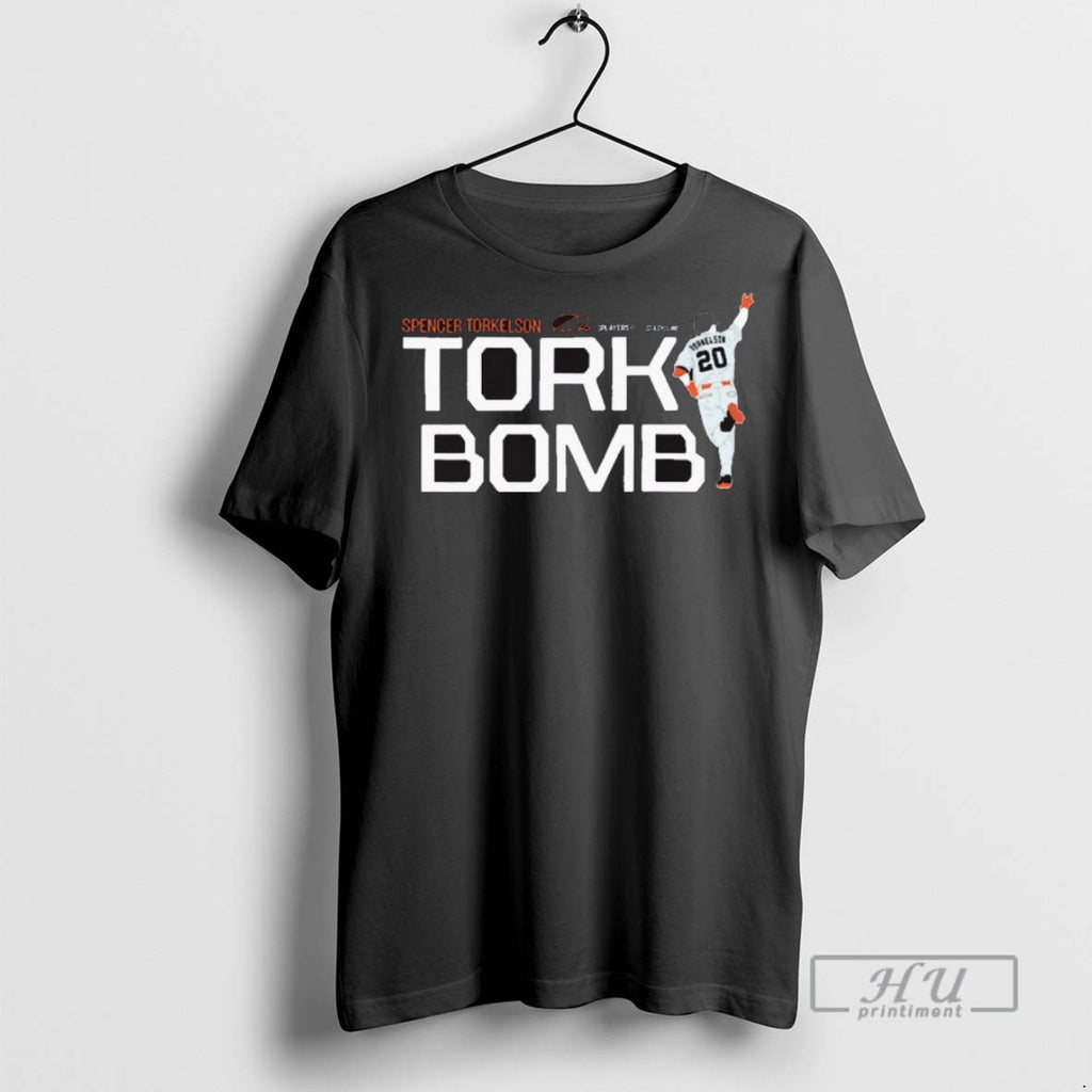 Trending Tork Bomb Spencer Torkelson Detroit Tigers Mlb Slash Line Signature Graphic Tee Shirts