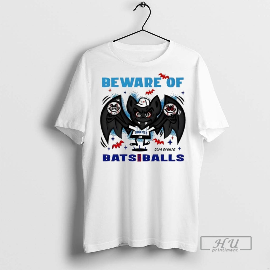 Trending Toronto Blue Jays Baseball Beware Of Bats And Balls Halloween T Shirt