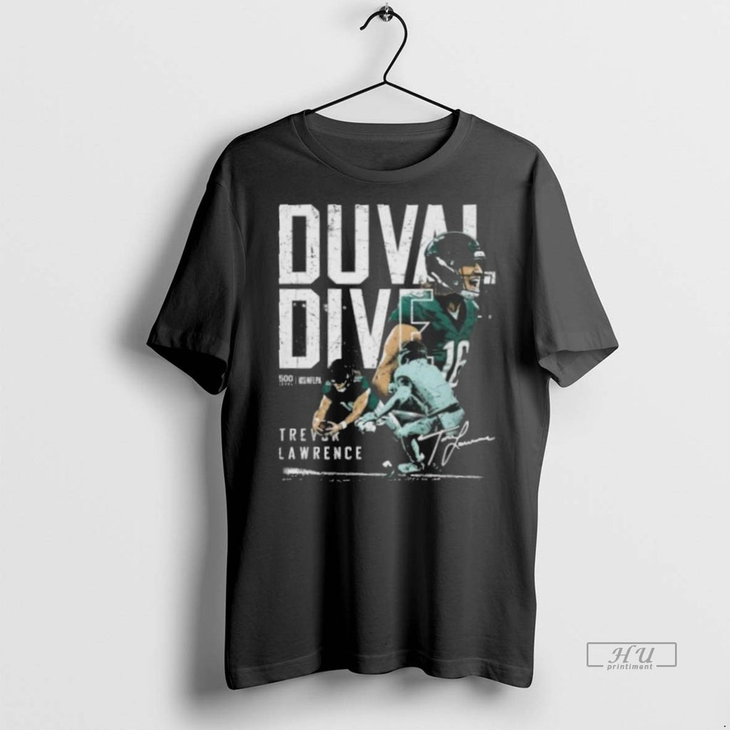 Trending Trevor Lawrence Jacksonville Duval Dive Graphic Tee Shirt Sweater
