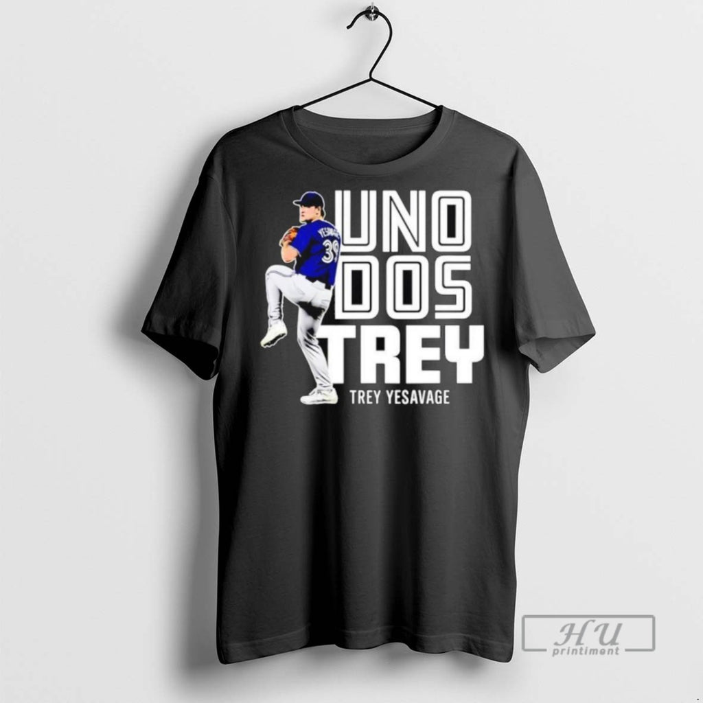 Trending Trey Yesavage Toronto Blue Jays Uno Dos Trey Baseball Graphic Tee Shirts Sweatshirt Hoodies