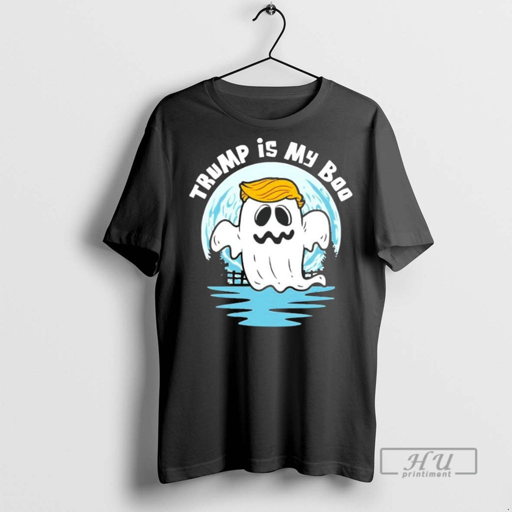 Trending Trump Ghost Is My Boo Halloween Blackshirt T Shirts