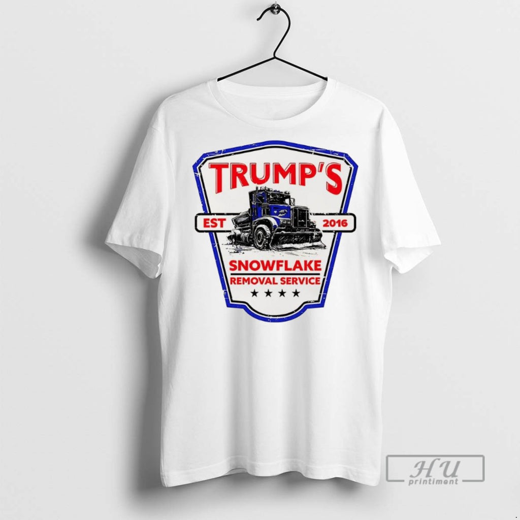 Trending Trumps Snowflake Removal Service Est 2016 Shield Logo Graphic Tee Shirt Sweatshirt Hoodies