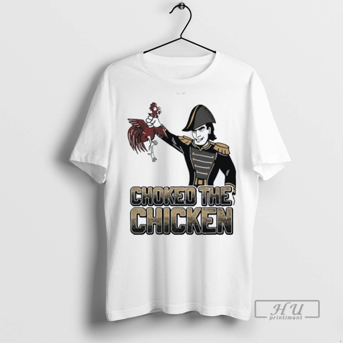 Trending Vanderbilt Commodores Beat South Carolina Gamecocks Choked The Chicken Mascot Graphic Tee Shirt