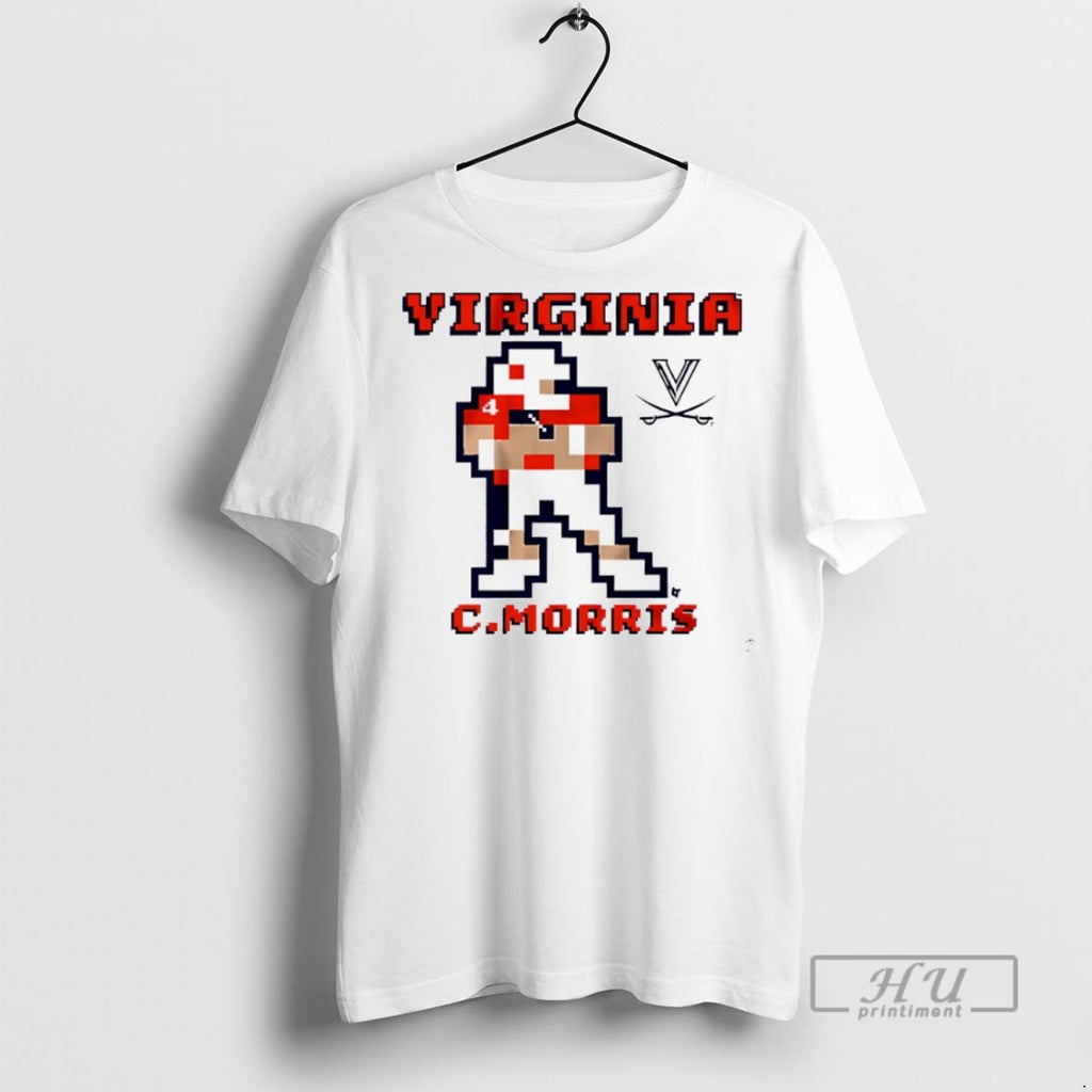 Trending Virginia Cavaliers Football Chandler Morris Retro Baller Pixel T Shirt