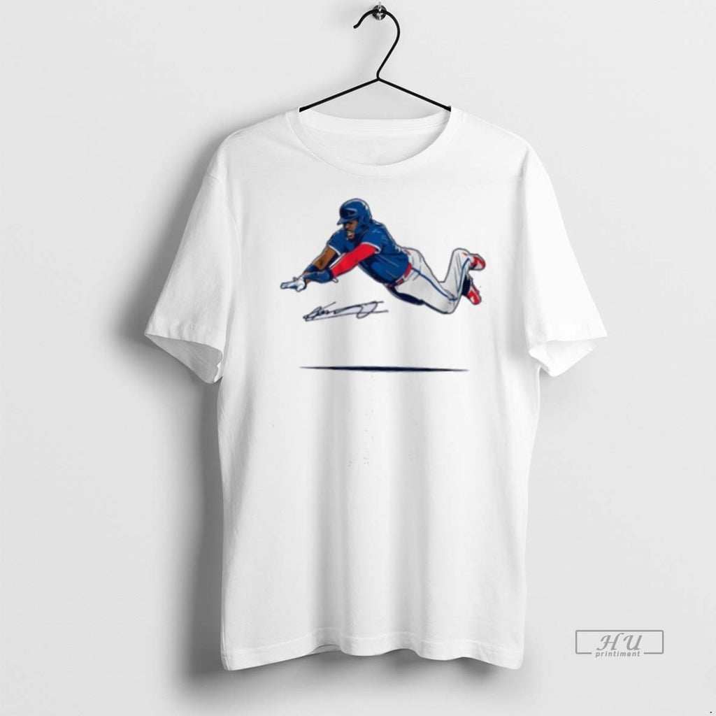 Trending Vladimir Guerrero Jr Super Vlad Flying Slide Graphic Tee Shirt Sweater