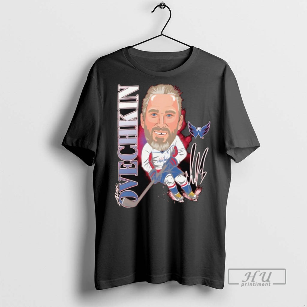 Trending Washington Capitals Alexander Ovechkin Nhl Hockey Signature Chibi T Shirt