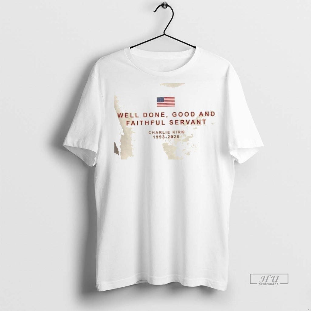 Trending Well Done Good And Faithful Servant Charlie Kirk X University Of Oklahoma 2 Sided