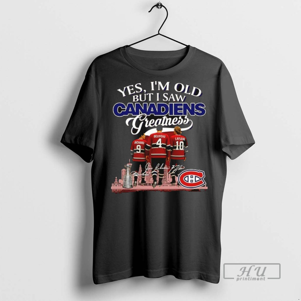 Trending Yes Im Old But I Saw Canadiens Greatness Richard Beliveau Lafleur Hockey Legends Ceramic