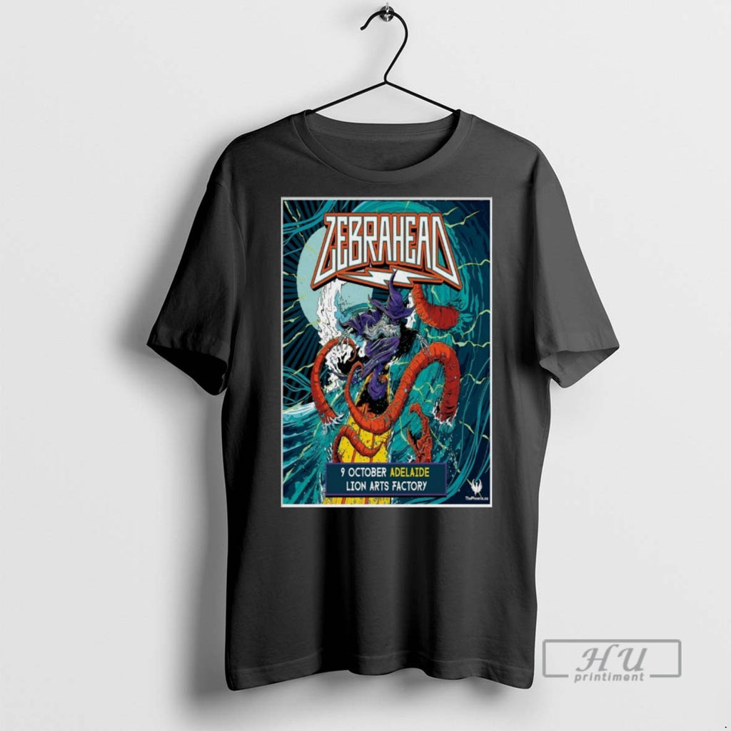 Trending Zebrahead October 9 2025 Lion Arts Factory Adelaide Australia Graphic Tee Shirts Sweatshirt Hoodies