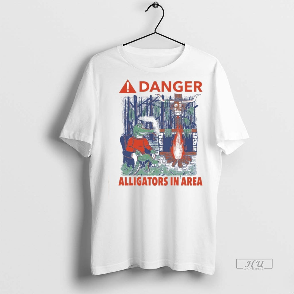 Trending Danger Alligators In Area Tee Shirt Sweater