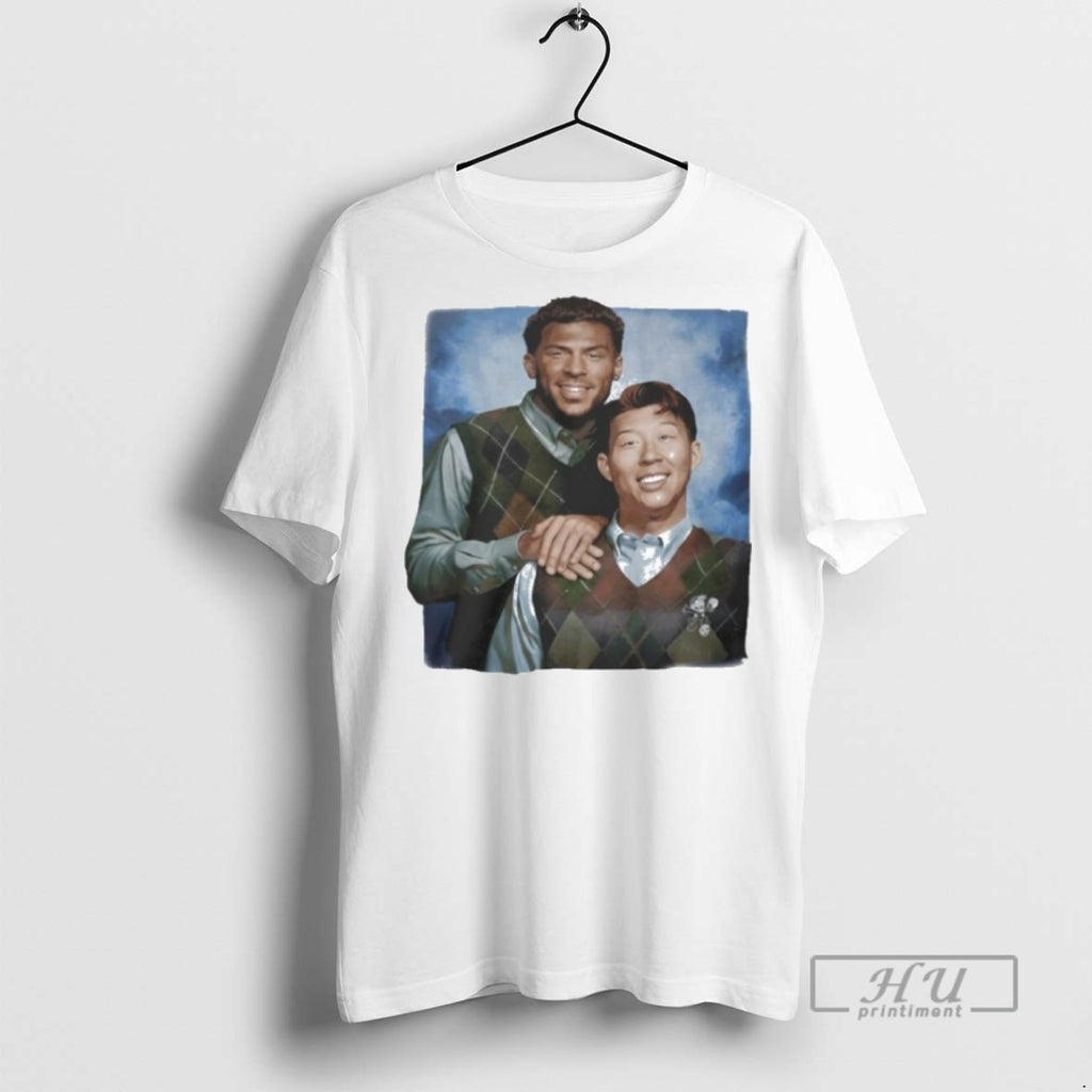 Trending Denis Bouanga And Son Heung Min Los Angeles Fc Step Brothers Graphic Tee Shirts