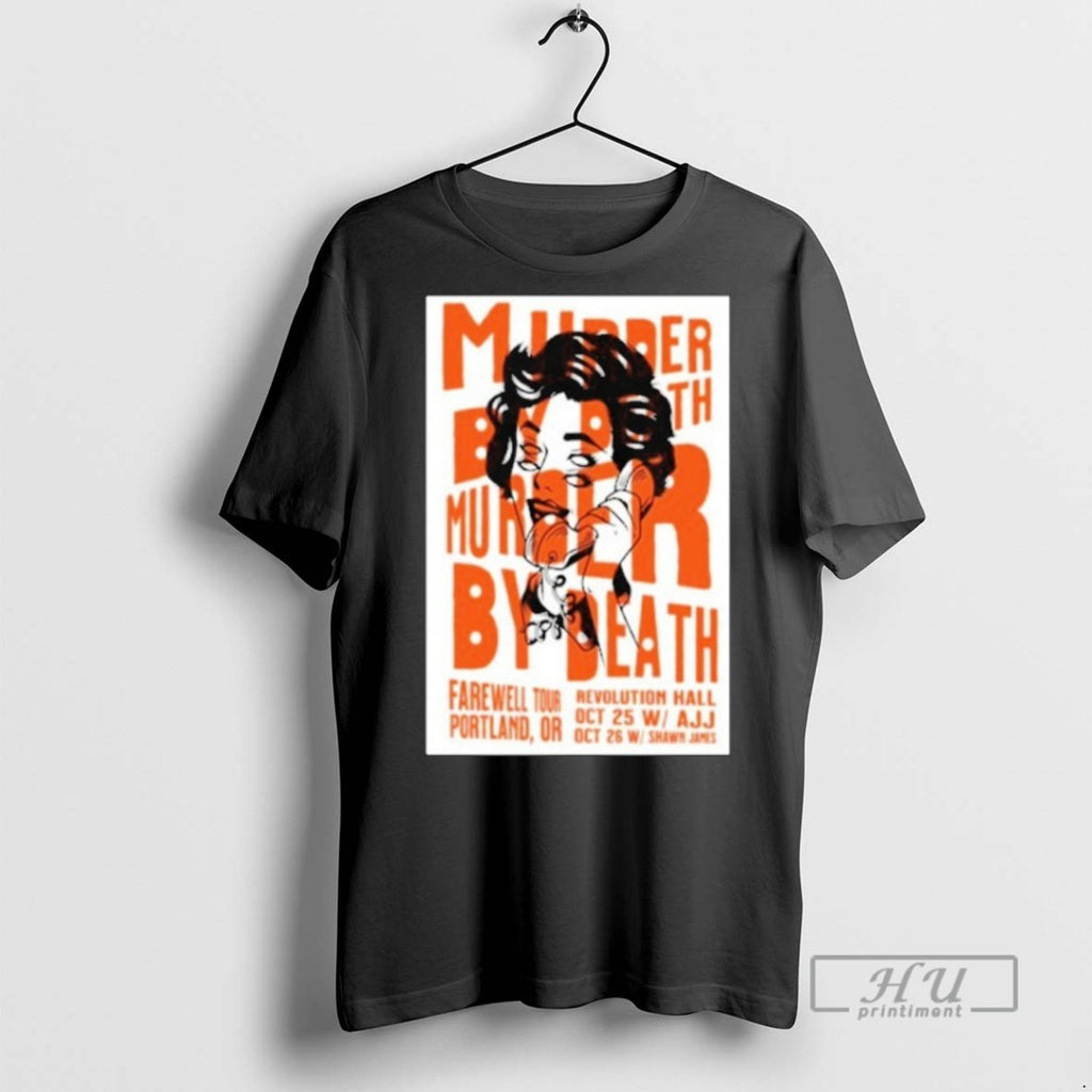 Trending Murder By Death Revolution Hall October 25 26 2025 Graphic Tee Shirts Sweatshirt Hoodies