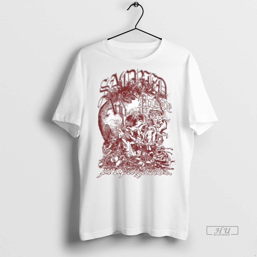Trending Propaganda Sacred And Profane Carnage Skull Shirt Sweater