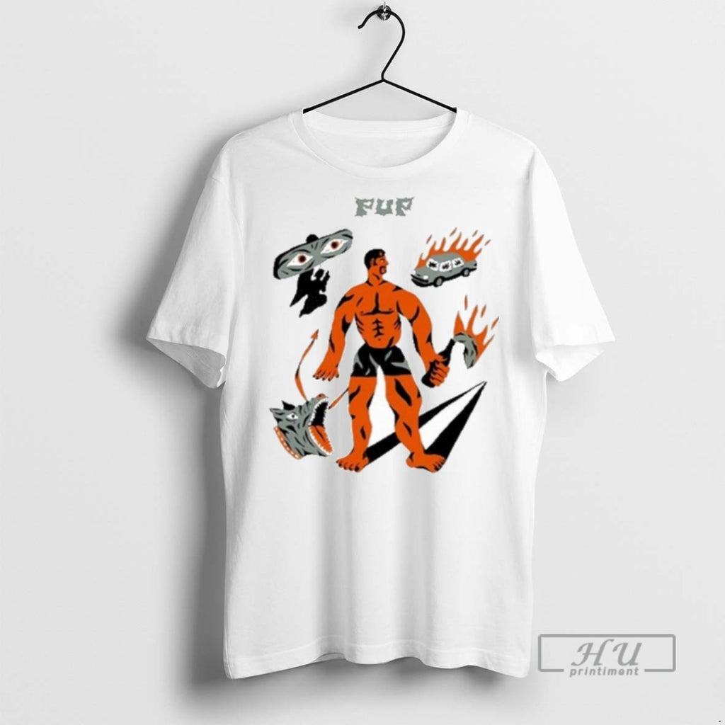 Trending Pup The Band Muscle Man Graphic Tee Shirts Sweatshirt Hoodies
