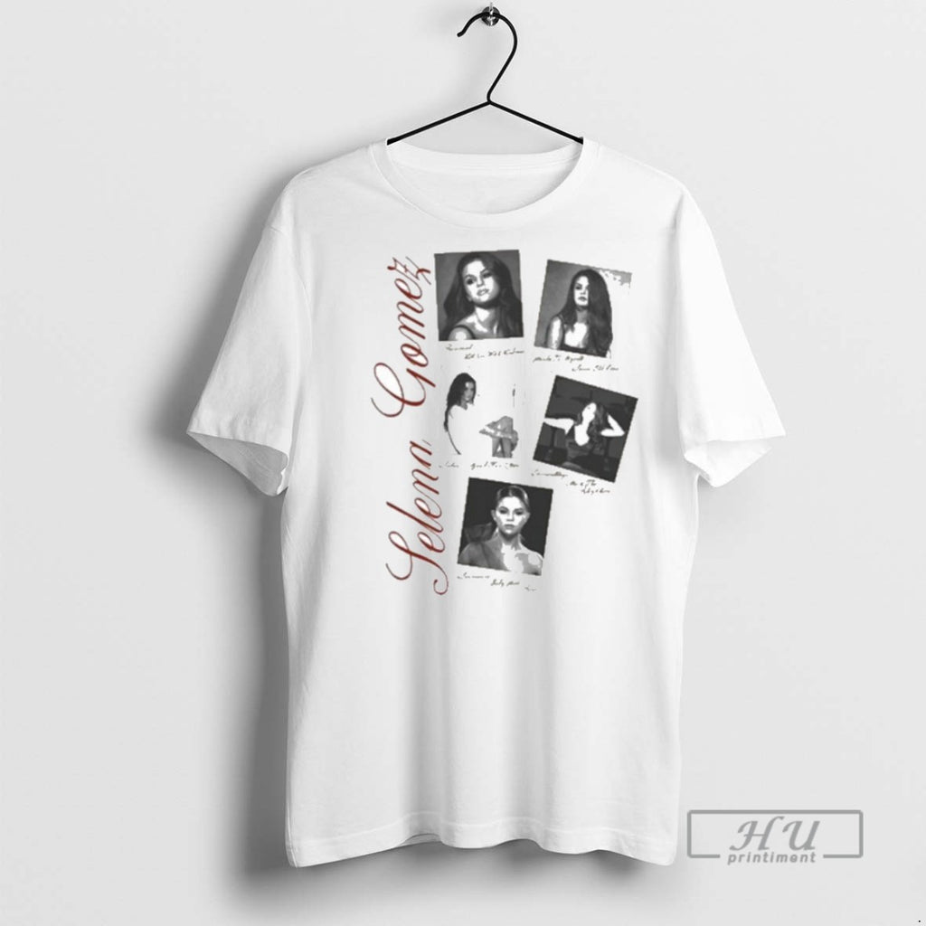 Trending Selena Gomez 10 Year Anniversary Collection Revival Polaroid Graphic Tee Shirts Sweatshirt Hoodies