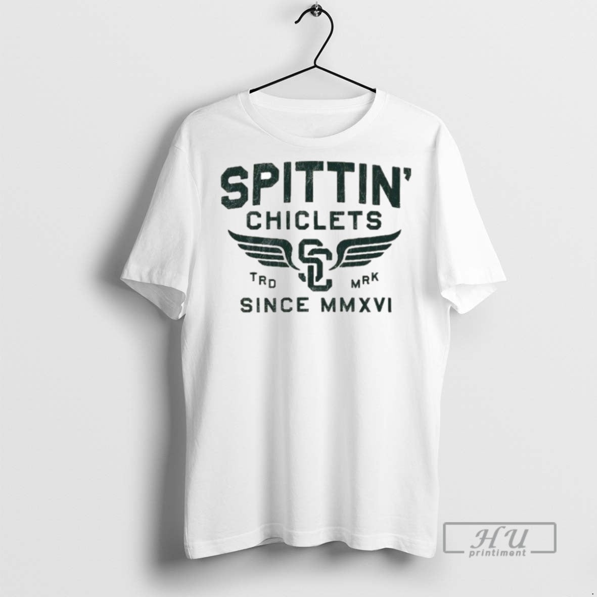 Trending Spittin Chiclets Wings Sc Hockey Since Mmxvi T Shirt
