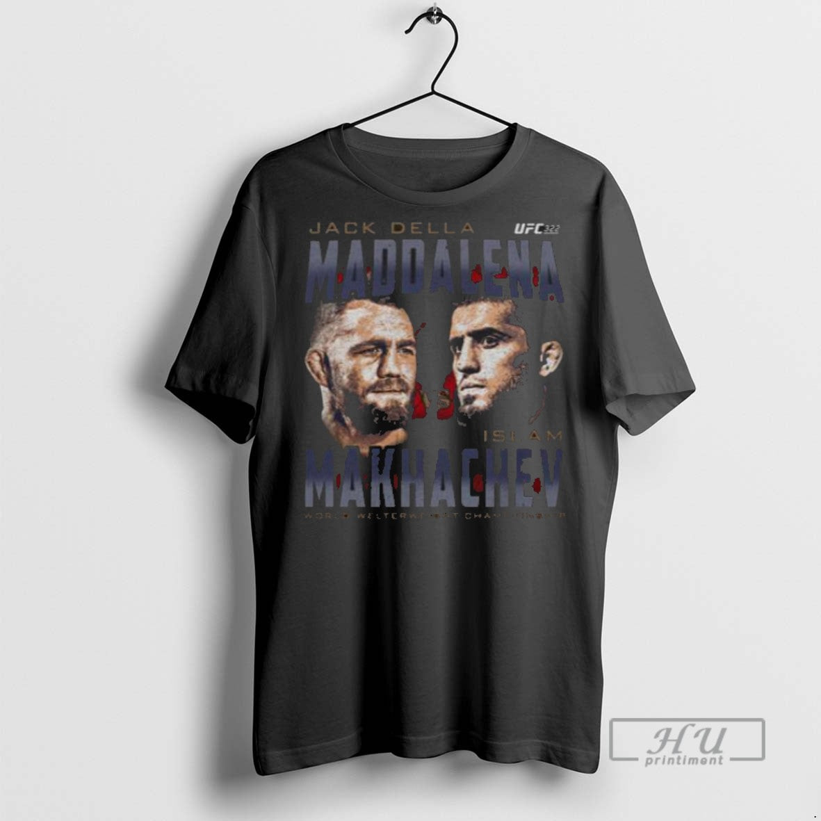 Trending Ufc 322 Della Maddalena Vs Makhachev Heads Wht Men T Shirts Sweatshirt Hoodies