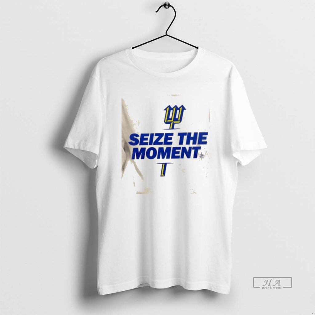 Trendy 2025 Seize The Moment Seattle Mariners Baseball Logo 2 Sided