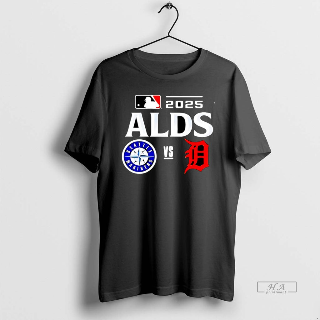Trendy Alds Seattle Mariners Vs Detroit Tigers 2025 Mlb Matchup Logo