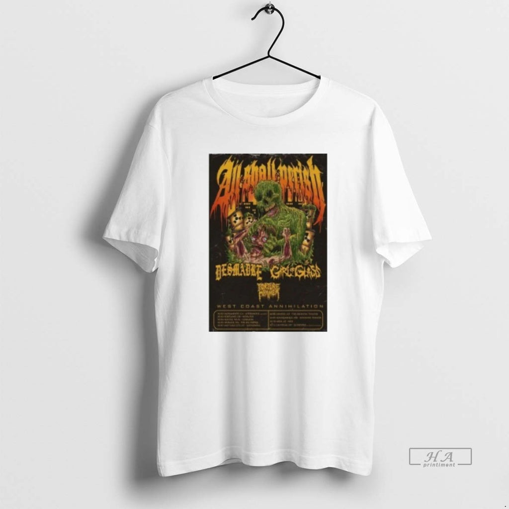 Trendy All Shall Perish West Coast Annihilation October 2025