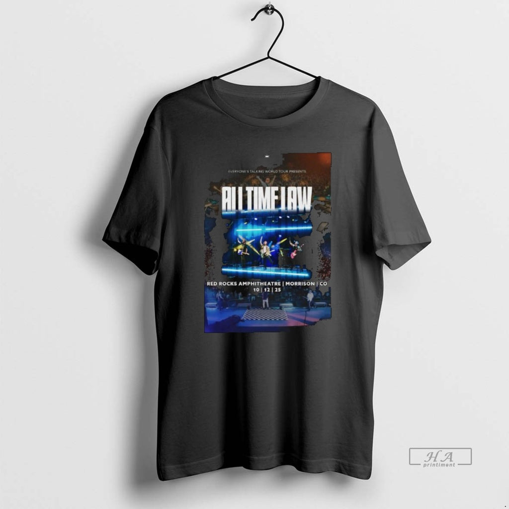 Trendy All Time Low Red Rocks Amphitheatre Show On October 12 2025 Long Sleve Tee