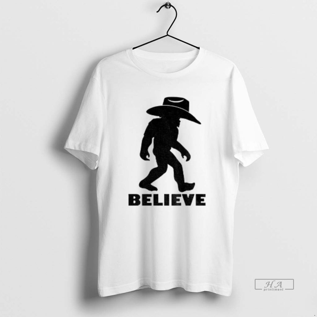 Trendy Believe Bigfoot Cowboy