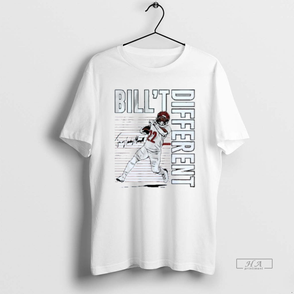 Trendy Billt Different Jacory Croskey Merritt Washington Commanders Signature Mens White Tee