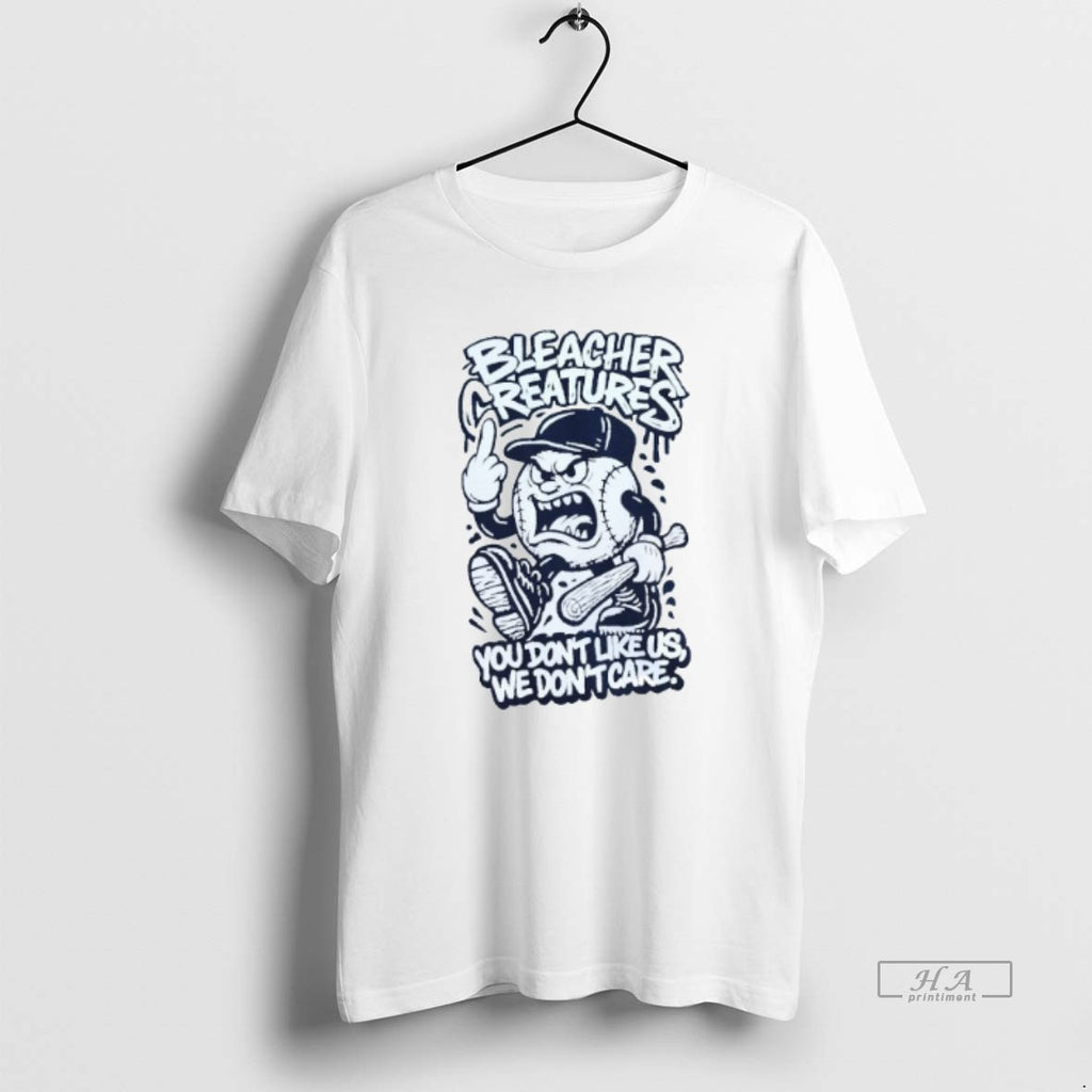 Trendy Bleacher Creatures We Dont Like Us We Dont Care New York Yankees Mens White