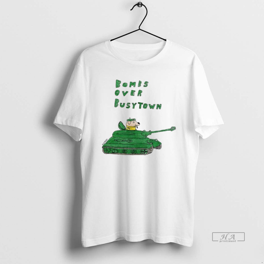 Trendy Bombs Over Busytown Dog Tank