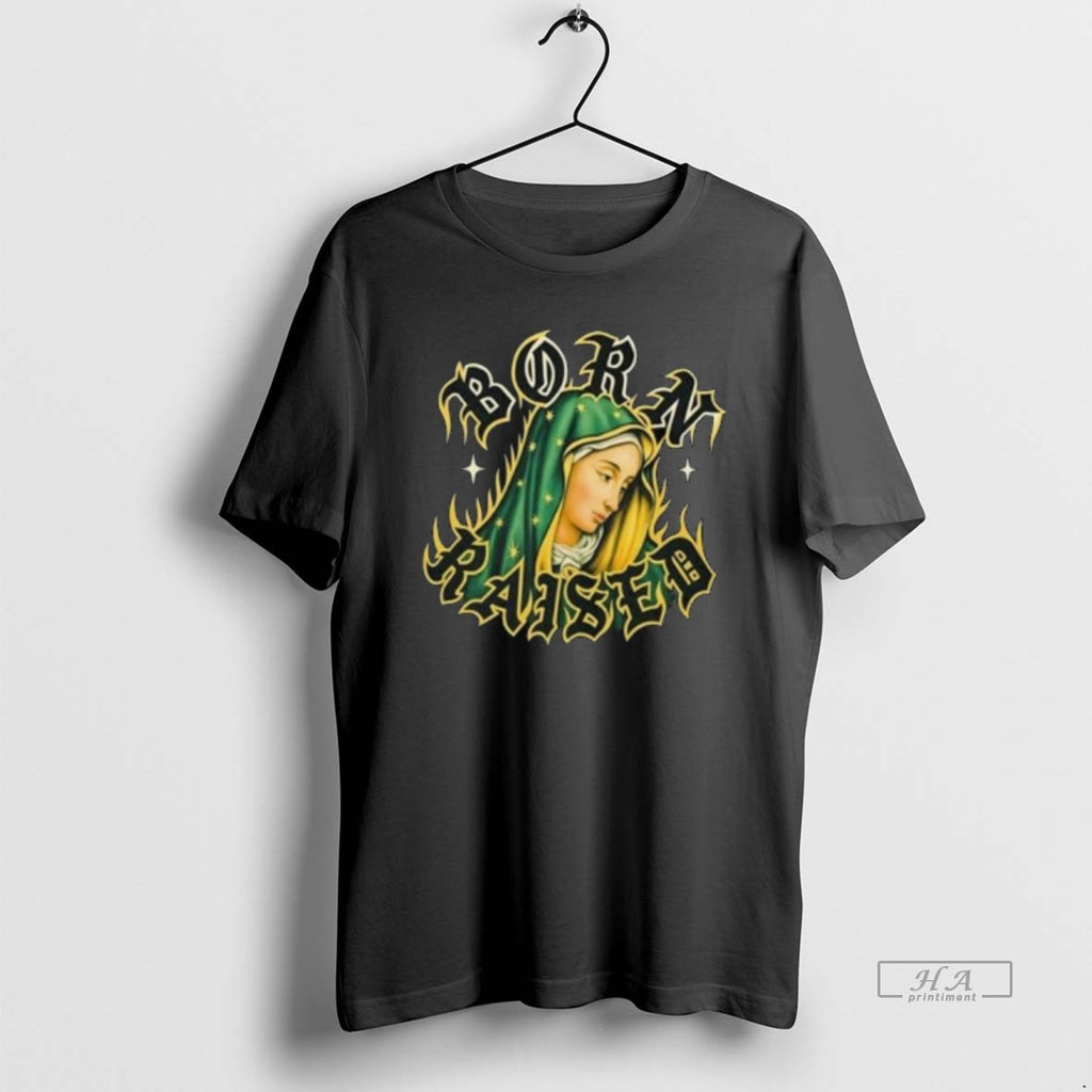 Trendy Bornxraised God Loves The Homies 2025 Long Sleve