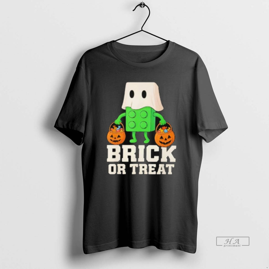Trendy Building Bricks Halloween Brick Or Treat Ghost Builder Funny