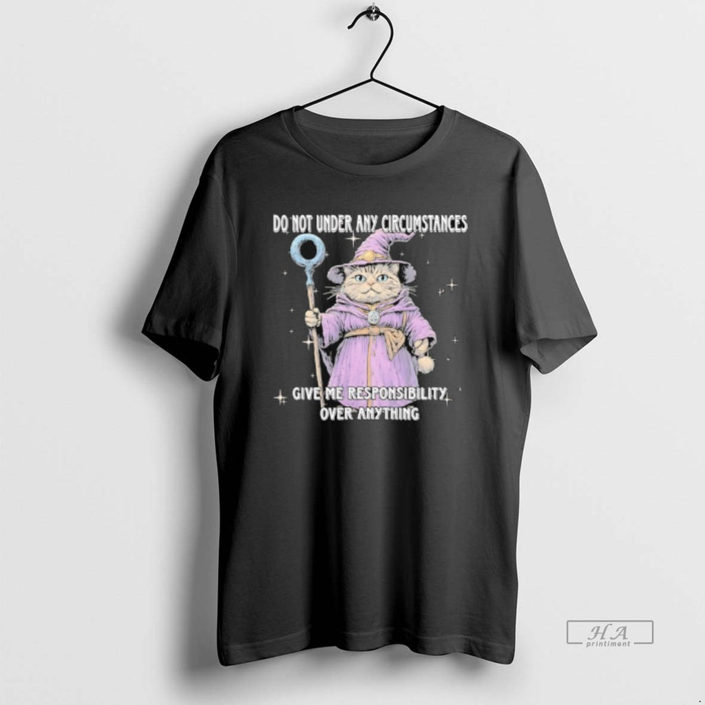 Trendy Catdalf The Wizard Do Not Under Any Circumstances Give Me Responsibility Over Anything Tee