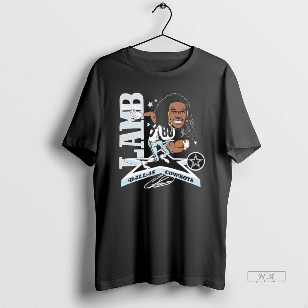 Trendy Ceedee Lamb Dallas Cowboys Signature Caricature