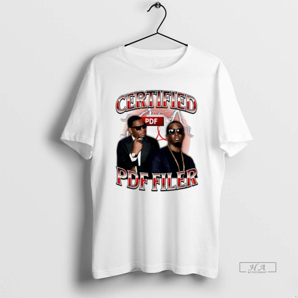 Trendy Certified Pdf Filer Graphic