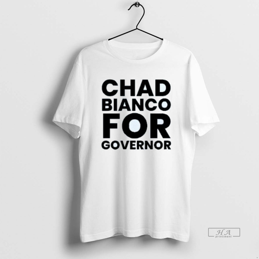 Trendy Chad Bianco For Governor Mens White Tee