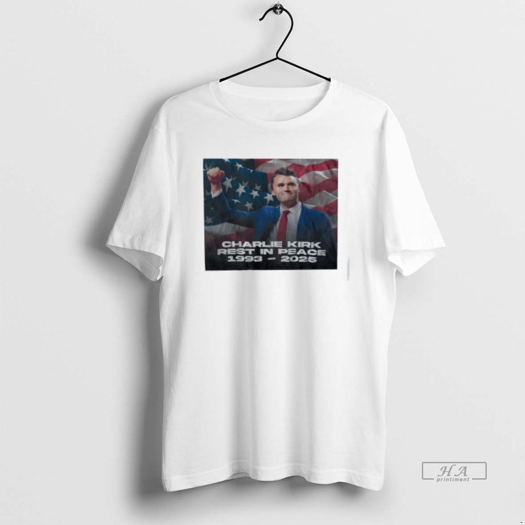 Trendy Charlie Kirk Rest In Peace 1993 Passed Away 2025 Graphic