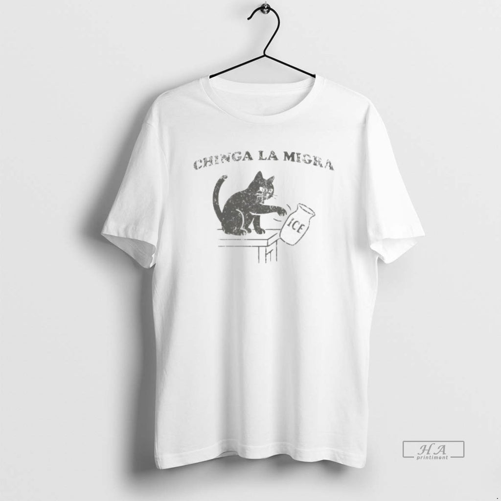 Trendy Chinga La Migra Ice Black Cat