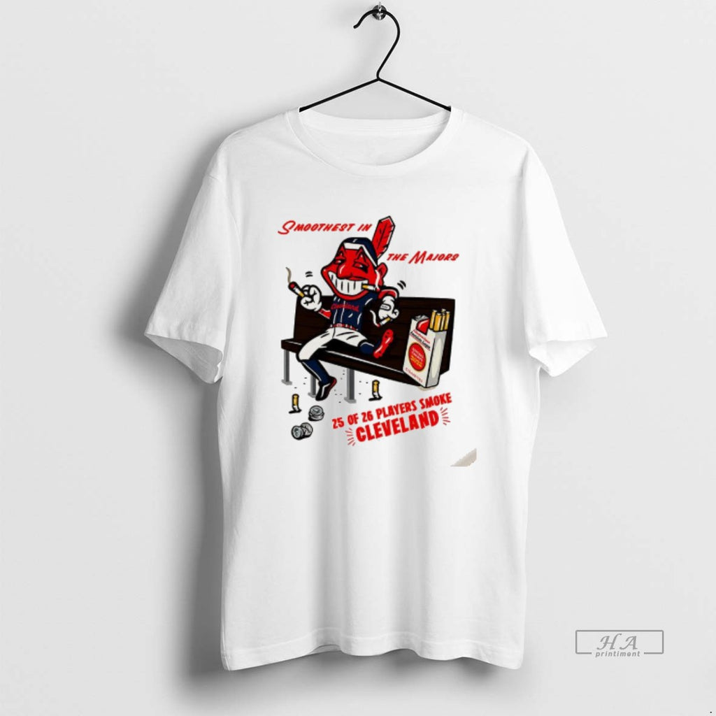Trendy Cleveland Guardians Baseball American League Central Champs 2025 Cigarettes Chief Wahoo