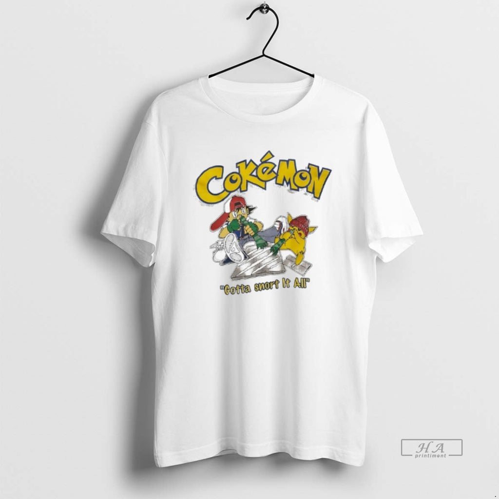 Trendy Cokemon Gotta Snort It All