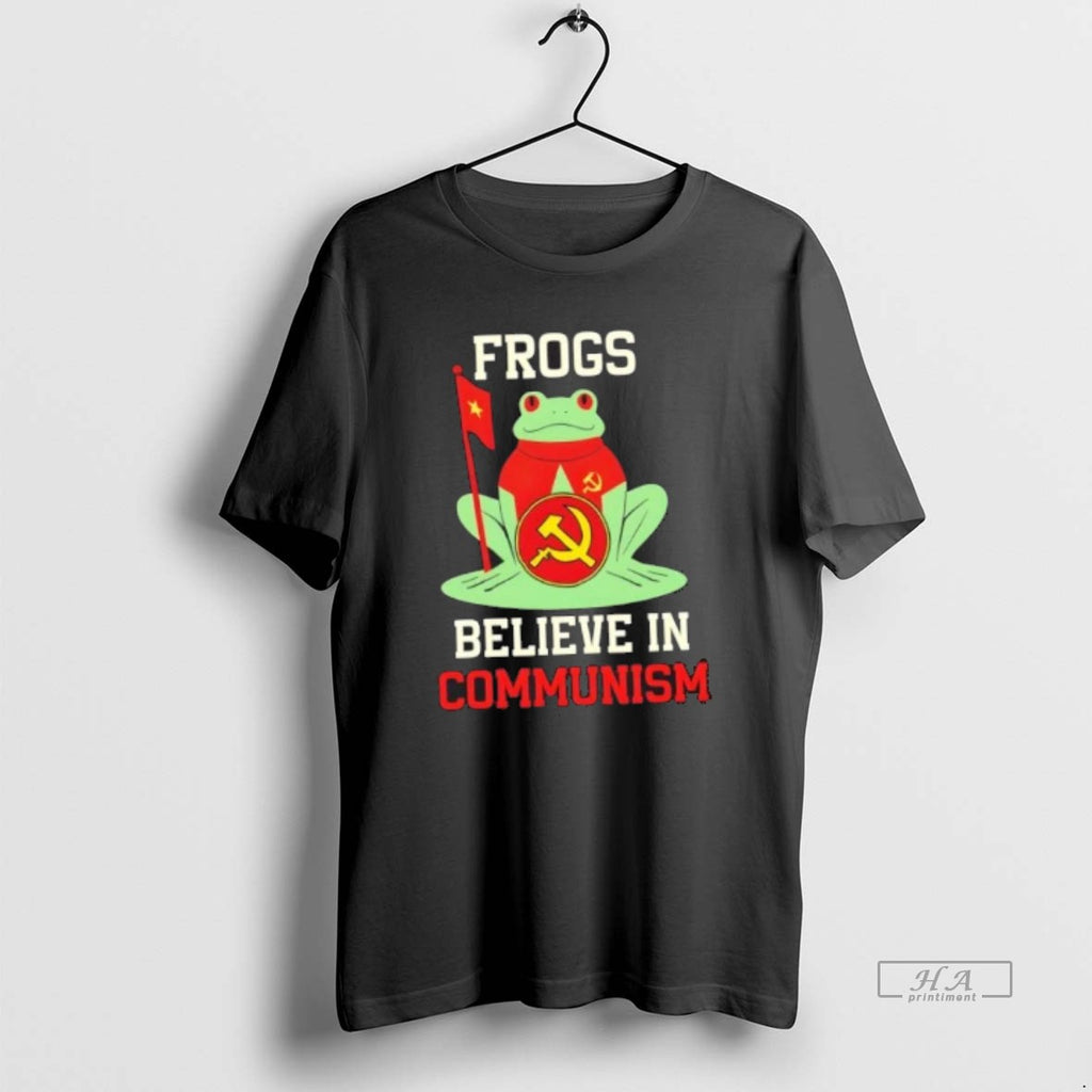 Trendy Communist Frogs Believe In Communism