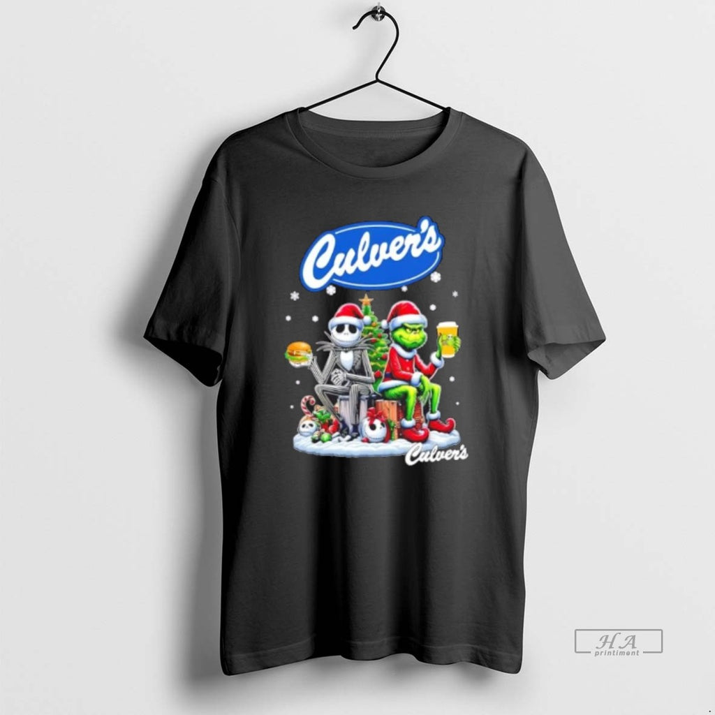 Trendy Culvers X Grinch And Jack Skellington Unwilling Friends Merry Christmas