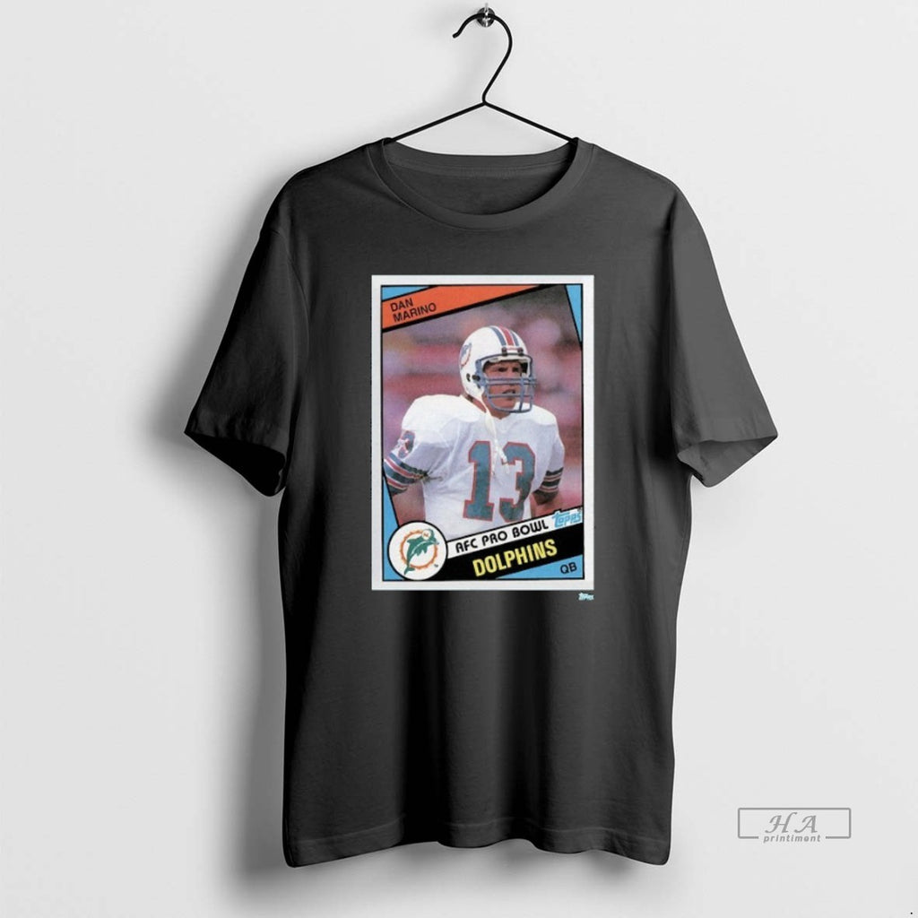 Trendy Dan Marino Afc Pro Bowl Qb Miami Dolphins Trading T Shirtss