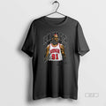 Trendy Dennis Rodman 91 The Worm Graphic Signature