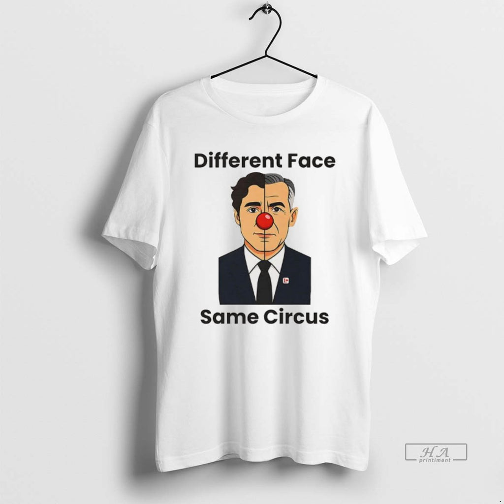 Trendy Different Face Same Circus Caricature