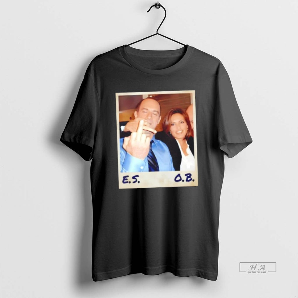 Trendy Elliot Stabler And Olivia Benson Retro Picture
